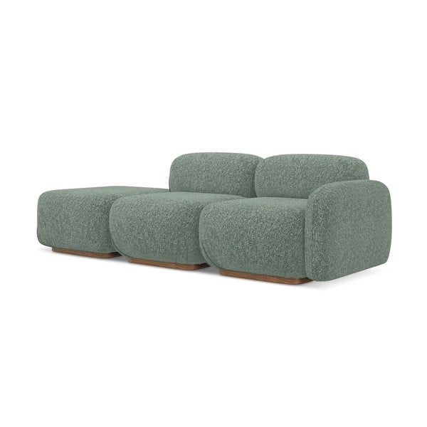 Chaise lounge componibile verde chiaro (con penisola a destra) Ailani – Makamii-image-1