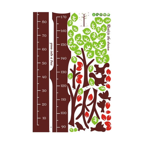 Adesivo per bambini - metro per porta o parete 60x190 cm Dreaming Tree - Ambiance-image-2