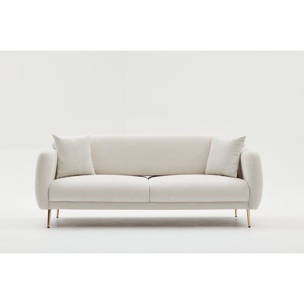 Divano letto bianco 210 cm Simena - Balcab Home-image-1
