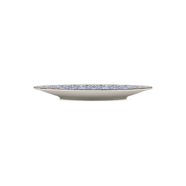 Piatto bianco/blu in porcellana ø 25 cm Azul – BonBistro-image-3