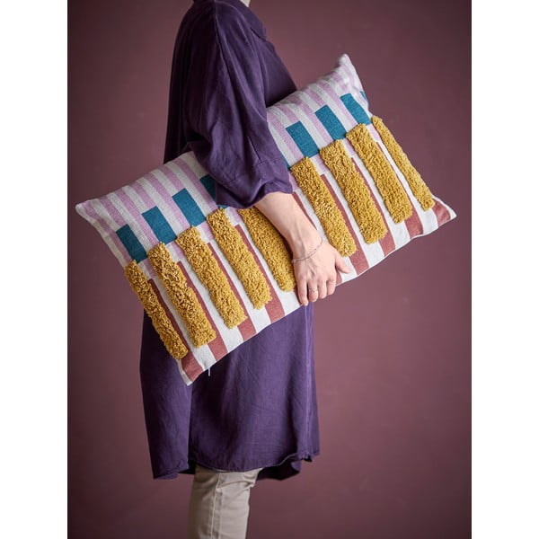 Cuscino decorativo in cotone 40x60 cm Lane – Bloomingville-image-4