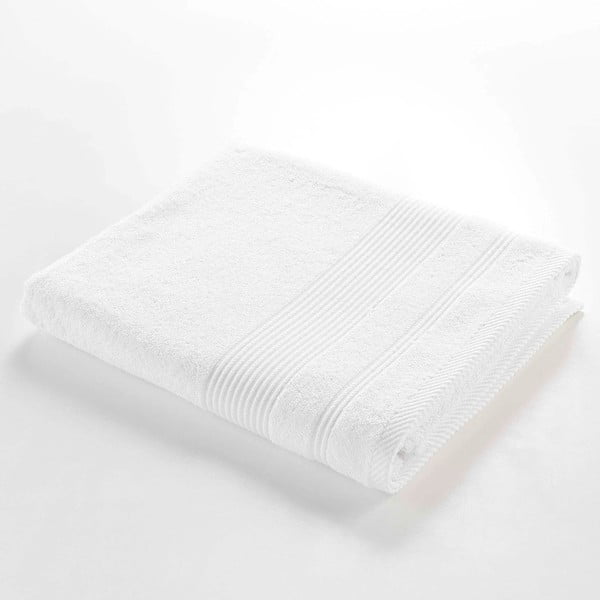 Asciugamano bianco in spugna di cotone 90x150 cm Tendresse - douceur d'intérieur