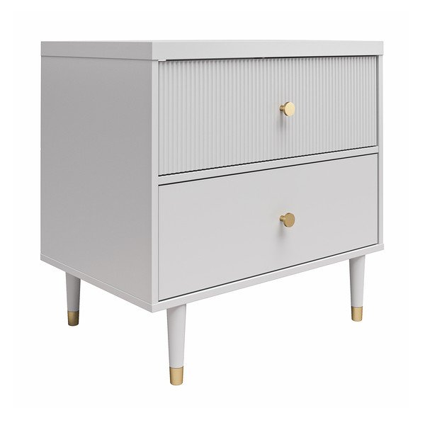 Comodino grigio chiaro Elizabeth – Støraa-image-3