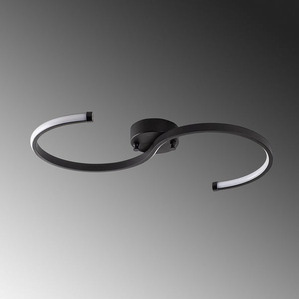 Plafoniera LED nera 25x10 cm Es - Opviq lights-image-1