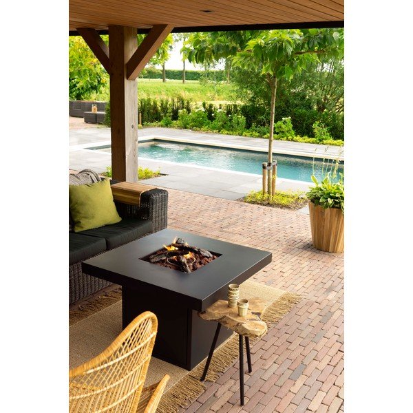 Caminetto a gas Cosibrixx nero, 90 x 61 cm - COSI-image-4