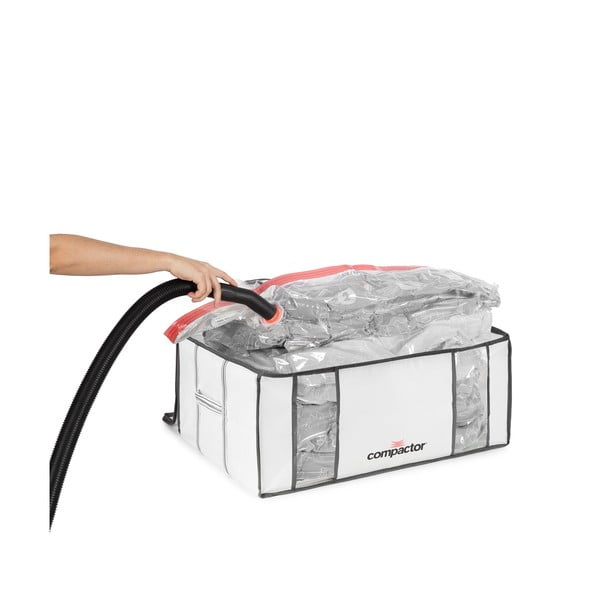 Organizer per vestiti sottovuoto/rinforzato in tessuto 65x45x27 cm Life – Compactor