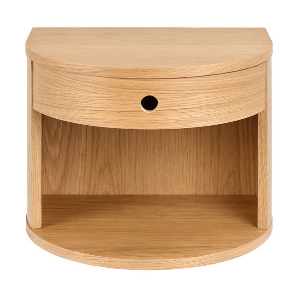 Comodino colore naturale chiaro con effetto rovere Paron – Actona