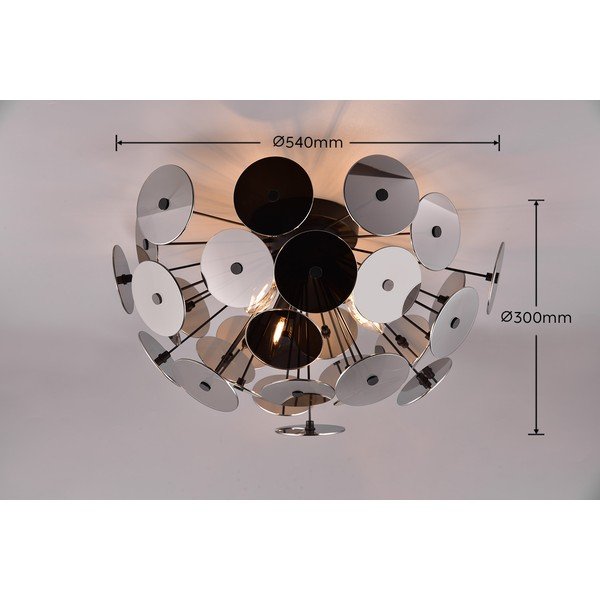 Apparecchio da soffitto nero opaco Discalgo - Trio-image-3