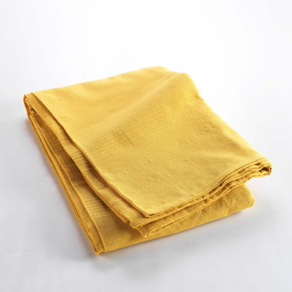 Copriletto giallo 180x220 cm Lucile - douceur d'intérieur-image-2