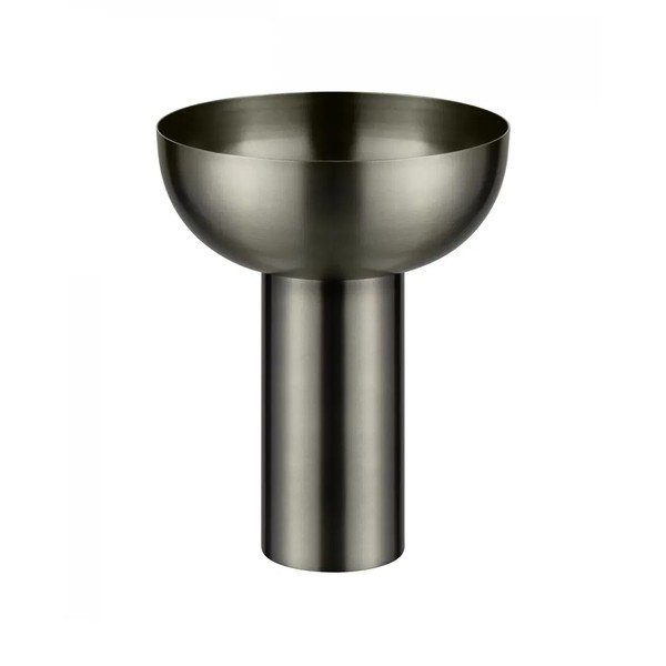 Vaso grigio in acciaio inox (altezza totale 21 cm) Miyabi – Blomus