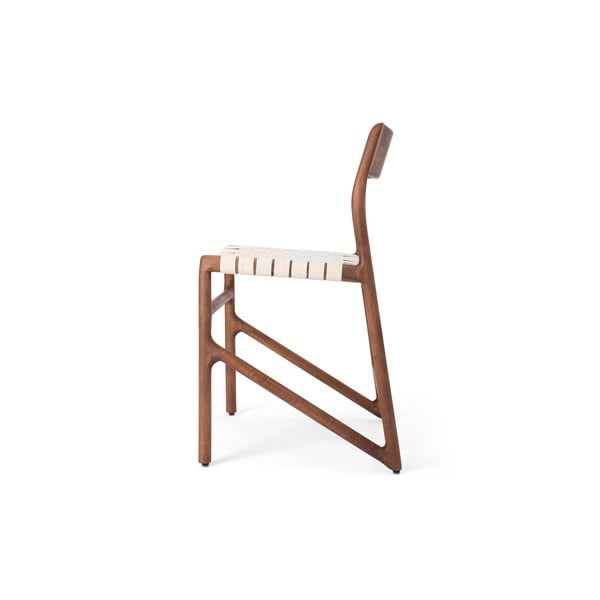 Sedia da pranzo marrone/color crema Fawn – Gazzda-image-4