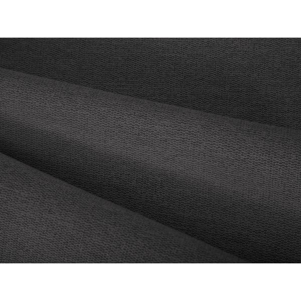 Letto matrimoniale imbottito grigio scuro con contenitore con griglia 160x200 cm Casey - Mazzini Beds-image-1