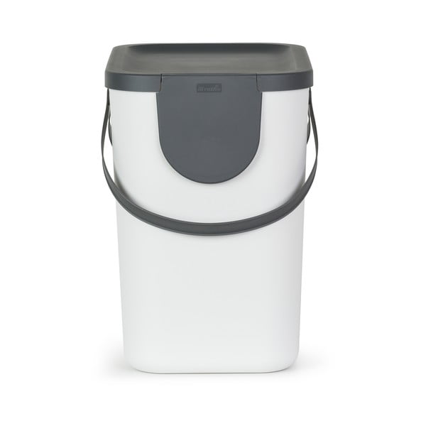 Bidone per rifiuti in plastica riciclata da 25 l Albula - Rotho-image-2