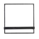 Scaffale in legno di abete nero opaco Maddison - Light & Living