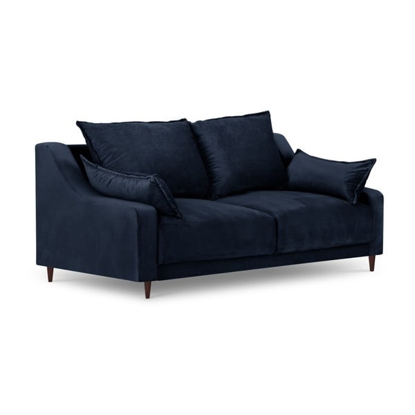 Divano in velluto blu Freesia, 150 cm - Mazzini Sofas-image-2