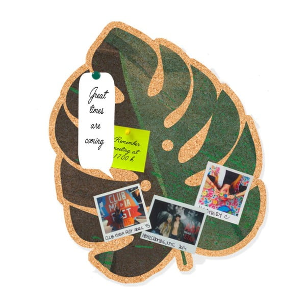 Bacheca decorativa in sughero Monstera Monstera Leave - Really Nice Things
