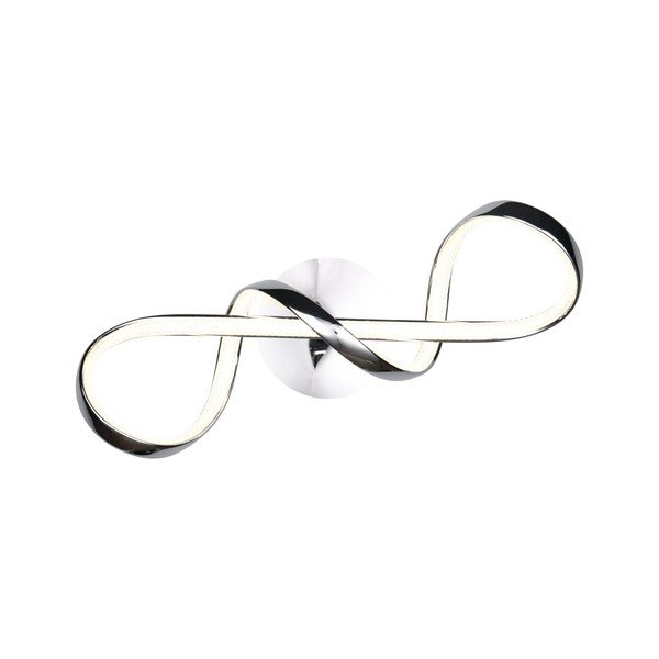 Plafoniera LED in argento 22x60 cm Padua - Reality-image-3