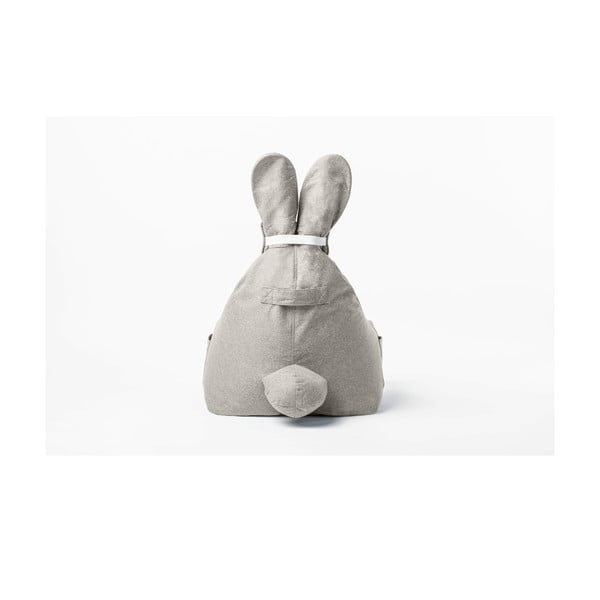 Pouf a sacco per bambini beige Funny Bunny – The Brooklyn Kids-image-3