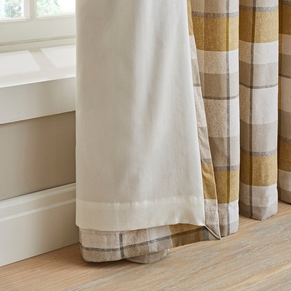 Tende gialle e beige in set da 2 168x183 cm - Catherine Lansfield-image-2
