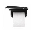 Porta carta igienica a parete in acciaio inox nero Modo - Blomus