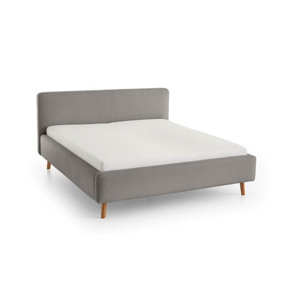 Letto singolo imbottito grigio rete non inclusa 120x200 cm Mattis – Meise Möbel