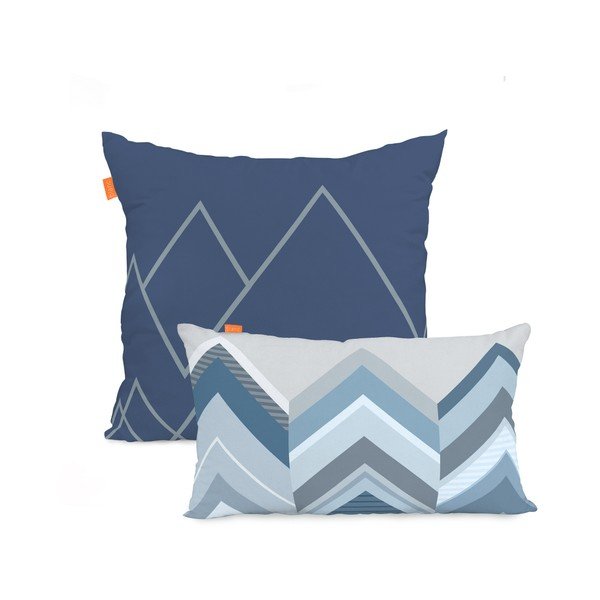 Set di 2 federe in cotone Crystal - Blanc