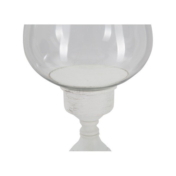 Portacandele bianco a un braccio Provenzia, altezza 72 cm - Mauro Ferretti-image-2