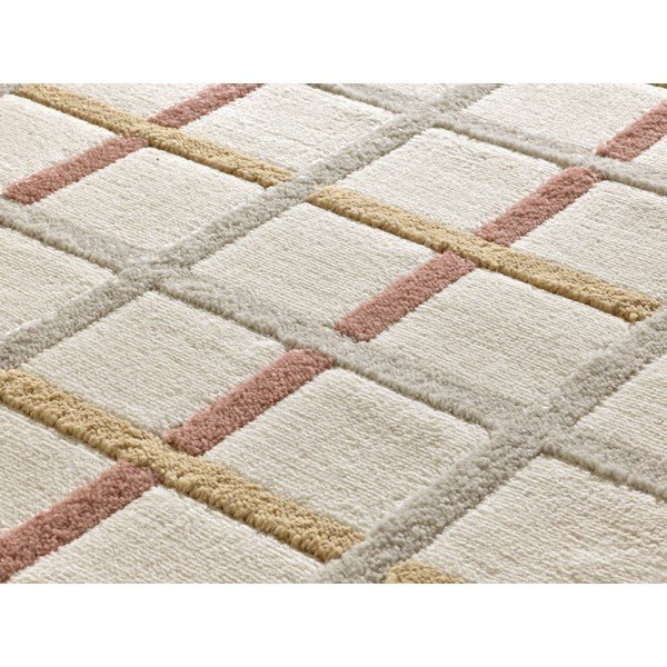Tappeto in mattone e crema 80x150 cm Karisma - Universal-image-2