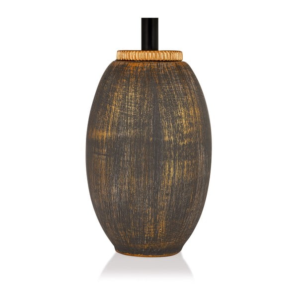 Lampada da tavolo grigia/beige con paralume in tessuto (altezza totale 46 cm) Yakamoz – Opviq lights-image-2