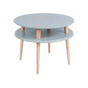 Tavolino grigio scuro UFO, ⌀ 57 cm Ufo - Ragaba