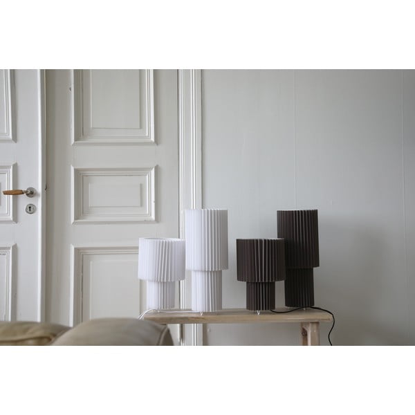 Lampada da tavolo grigia con paralume in tessuto (altezza totale 45 cm) Catis – Markslöjd-image-4