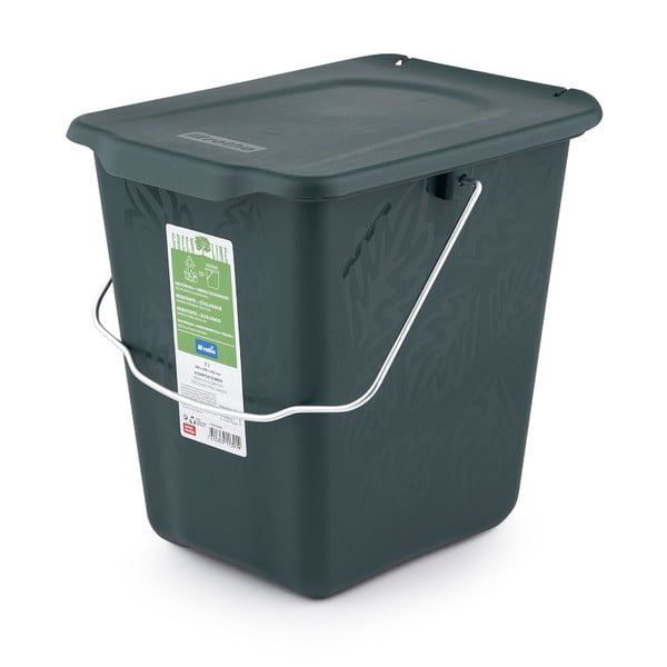 Contenitore per rifiuti compostabili verde scuro 7 l Greenlije - Rotho
