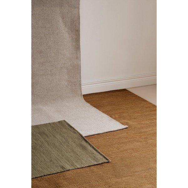 Tappeto beige in lana tessuto a mano 200x290 cm Moorfields – Rowico-image-2