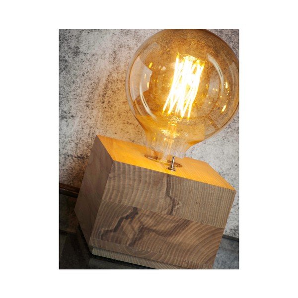 Lampada da tavolo in legno di quercia Tre Kobe - Citylights-image-4