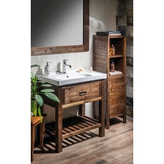 Lavabo bianco in ceramica 80x45 cm Brand – Sapho