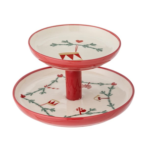 Alzatina in gres a tema natalizio Yule – Bloomingville-image-2