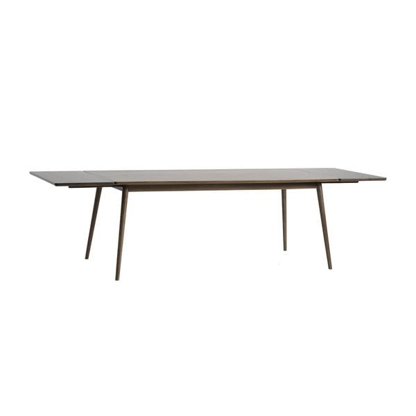 Tavolo da pranzo allungabile marrone con piano effetto rovere 190x90 cm Barrali - Unique Furniture-image-3