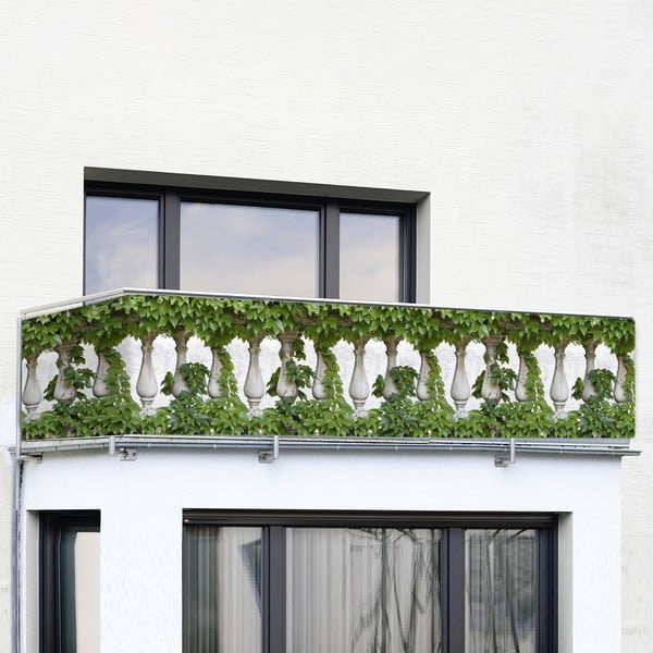 Schermo per balcone in plastica verde 500x85 cm - Maximex-image-1