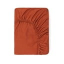 Lenzuolo elastico in cotone arancione scuro, 180 x 200 cm - Good Morning