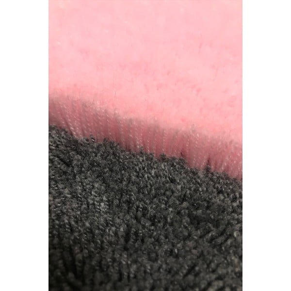 Set di 3 tappeti da bagno rettangolari grigi Home - Foutastic-image-3