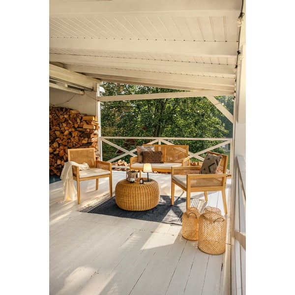 Tappeto da esterno bifacciale blu scuro in plastica riciclata , 120 x 180 cm Civil - Green Decore-image-3