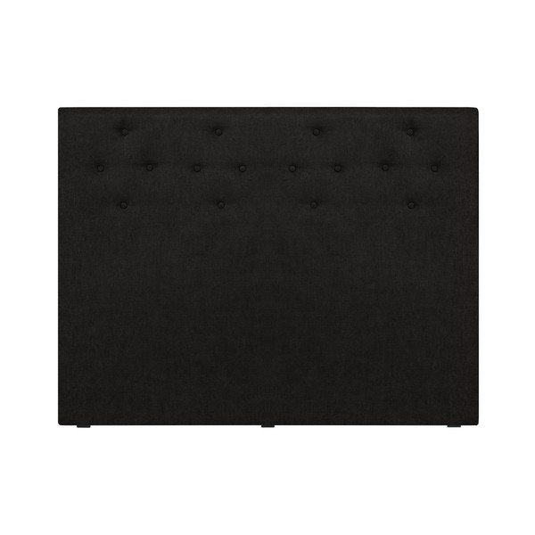 Černé čelo postele Cosmopolitan design Barcelona, šířka 142 cm-image-1