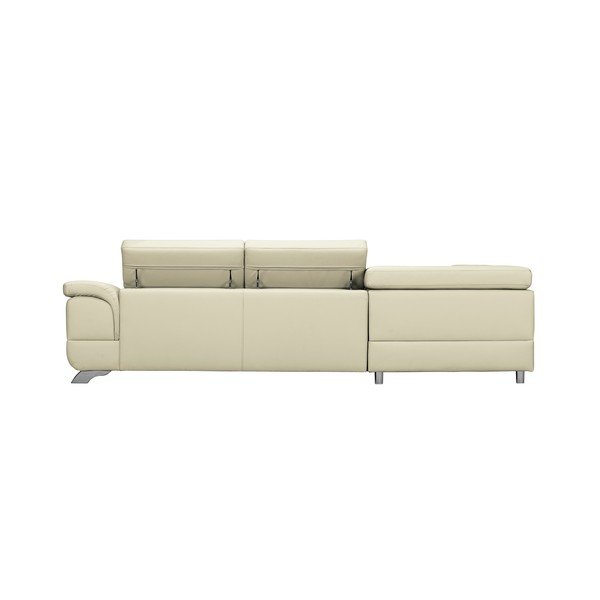 Divano in pelle beige Gamma, angolo sinistro - Windsor & Co Sofas-image-2