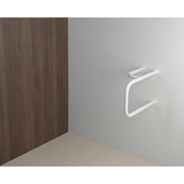 Maniglione da bagno in acciaio a parete 52 cm Handicap Left - Sapho-image-1