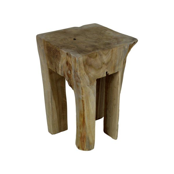 Sedia in legno di teak non trattato Keta - HSM collection-image-1