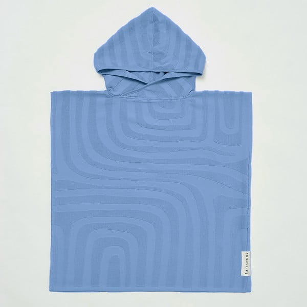 Asciugamano blu in cotone con cappuccio 70x70 cm Terry - Sunnylife