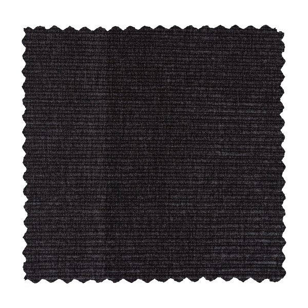 Divano angolare grigio scuro (con penisola a destra/a L) con rivestimento in velluto a coste Statement – WOOOD-image-1