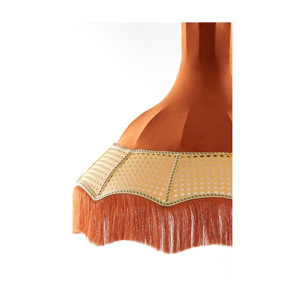 Lampadario arancione con paralume in tessuto ø 50 cm Mizia - Light & Living-image-4