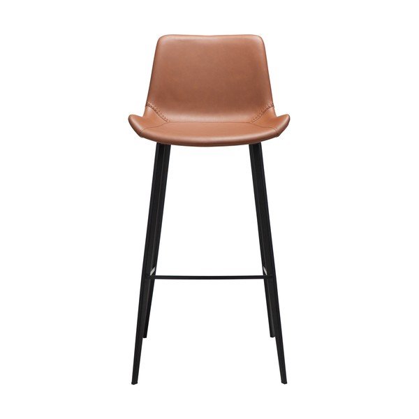 Sgabello da bar marrone cognac (altezza della seduta 74,5 cm) Hype – DAN-FORM Denmark-image-1