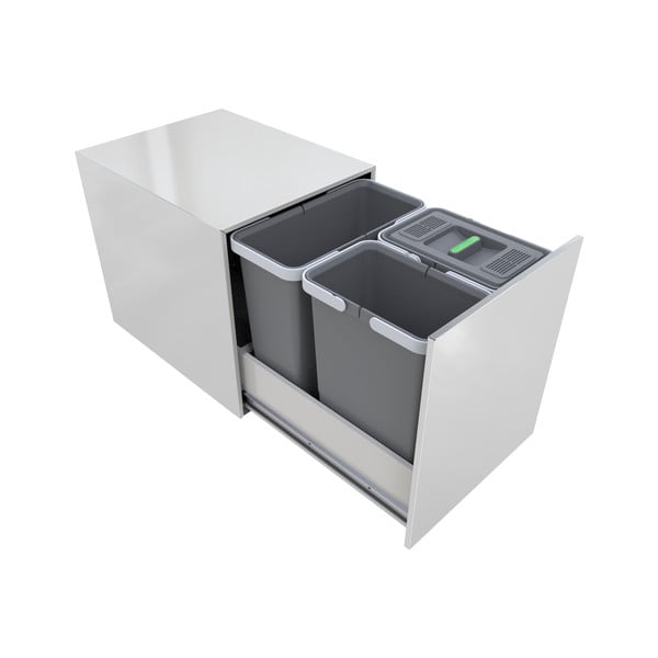 Bidone in plastica per rifiuti differenziati/incasso 28 l Street - Elletipi-image-1